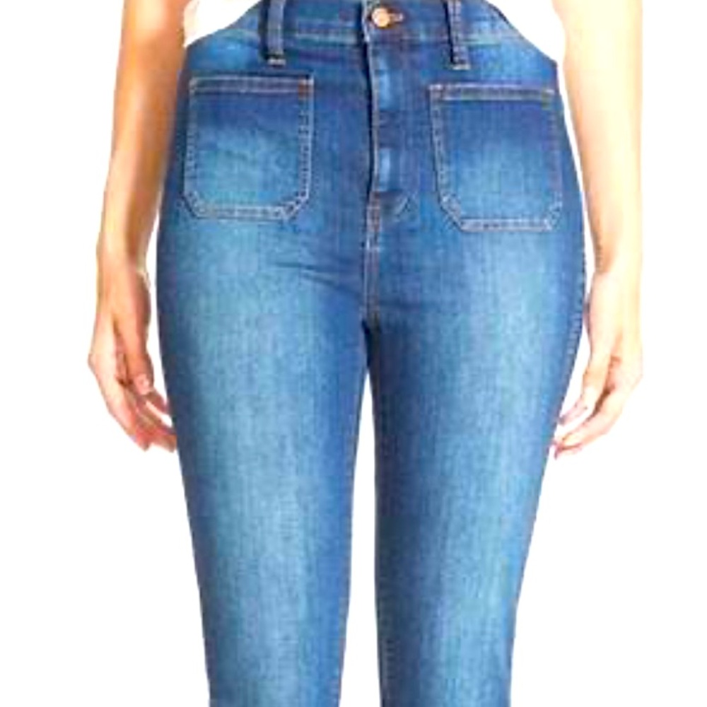 Madewell sailor high waisted skinny jeans
